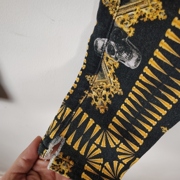 Goth Punk Skull Skinny Jean Pants - Picture 11 of 12